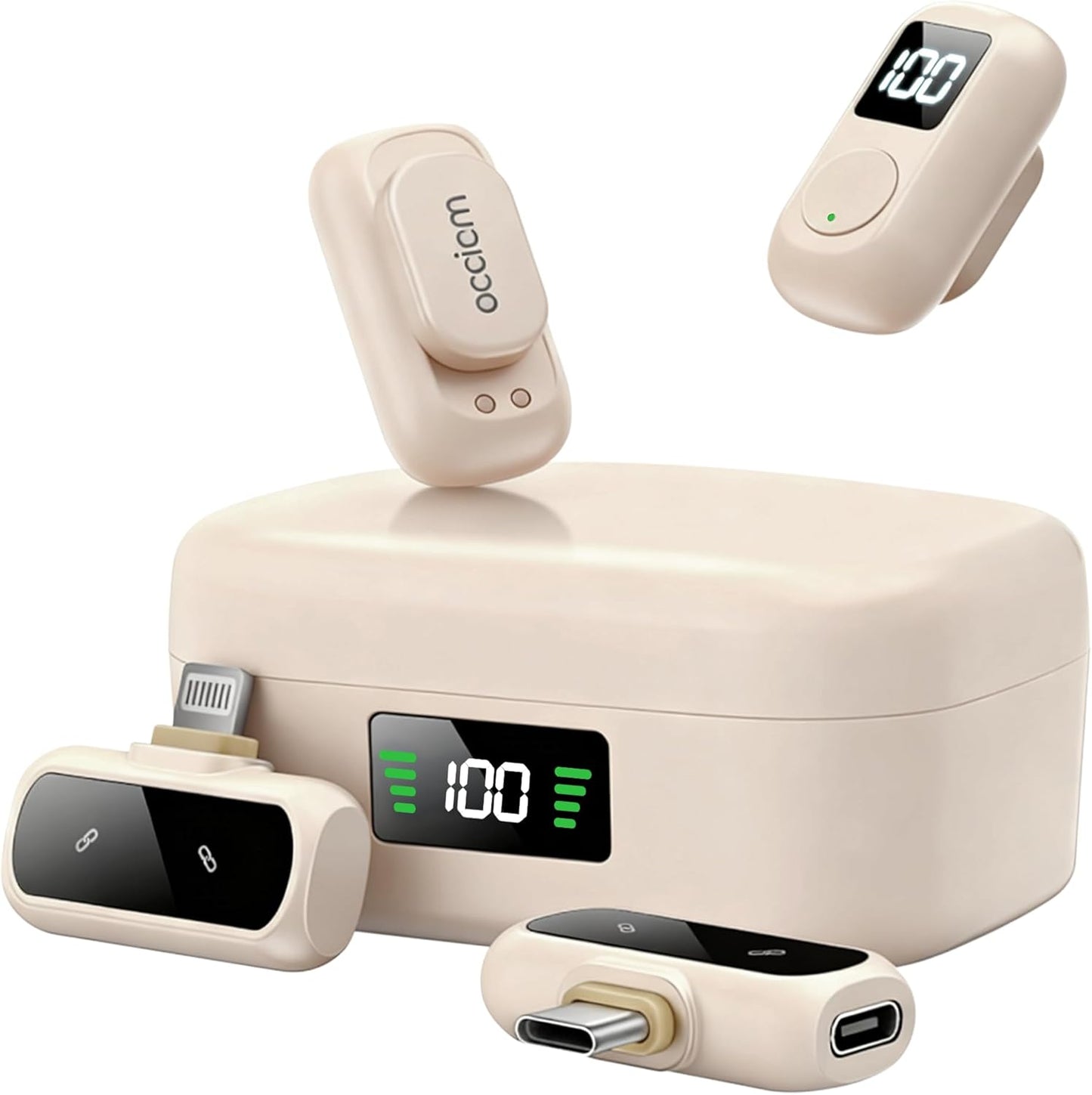 Occiam Mini Wireless Lavalier Mic – iPhone & Android