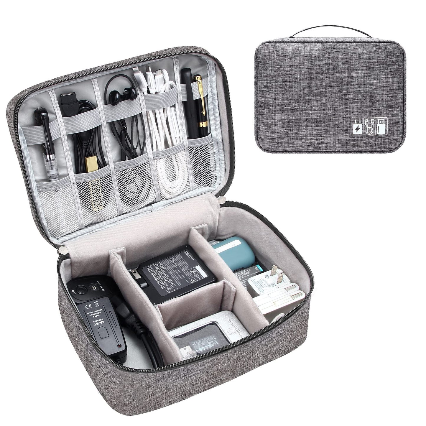 Electronics Organizer Travel Cable Organizer Bag Case