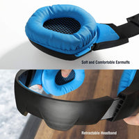 K1-B Gaming Headset with LED and Microphone