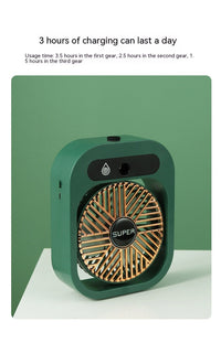 USB Rechargeable Air Conditioning Fan Desk