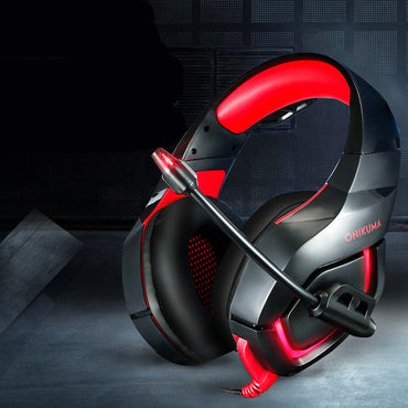 K1-B Gaming Headset with LED and Microphone