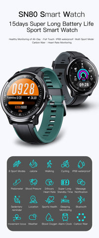 SN80 Smartwatch - Fashion & Fitness Tracker