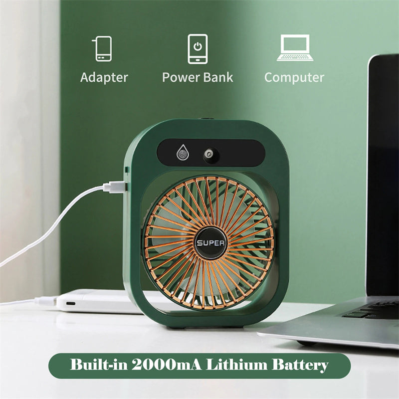USB Rechargeable Air Conditioning Fan Desk