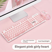 Punk Mechanical Luminous Keyboard for Computer and Notebook