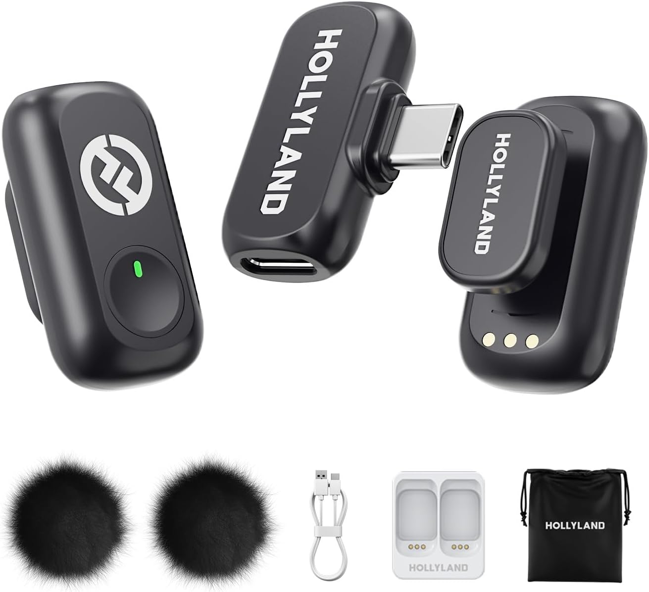 Hollyland Lark A1 Wireless Mini Mic – iPhone & Android