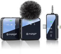 PQRQP 3-in-1 Mini Wireless Mic – iPhone, Android & Camera