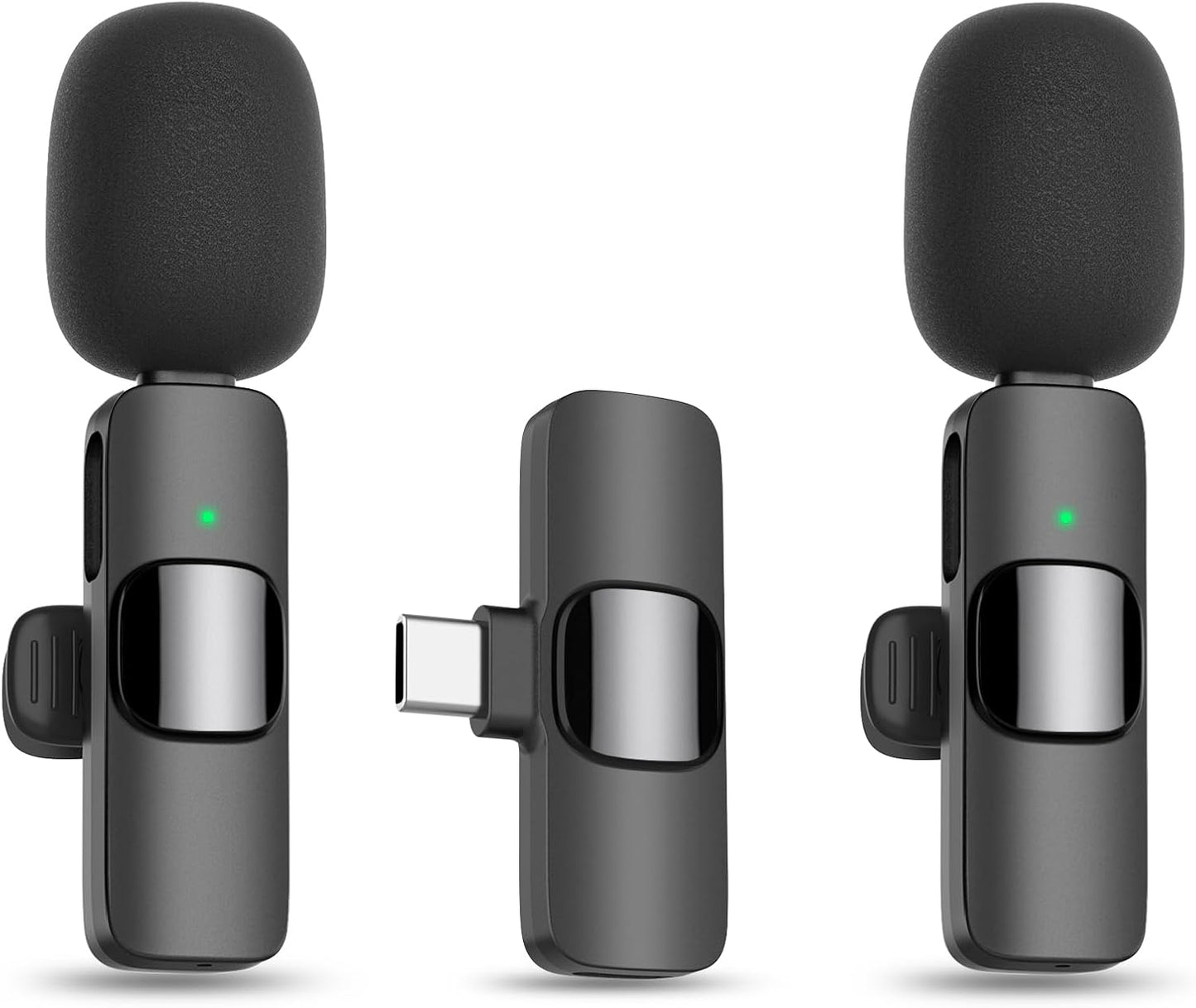 Maybesta Mini Wireless Lavalier Mic – Bluetooth Clip-on