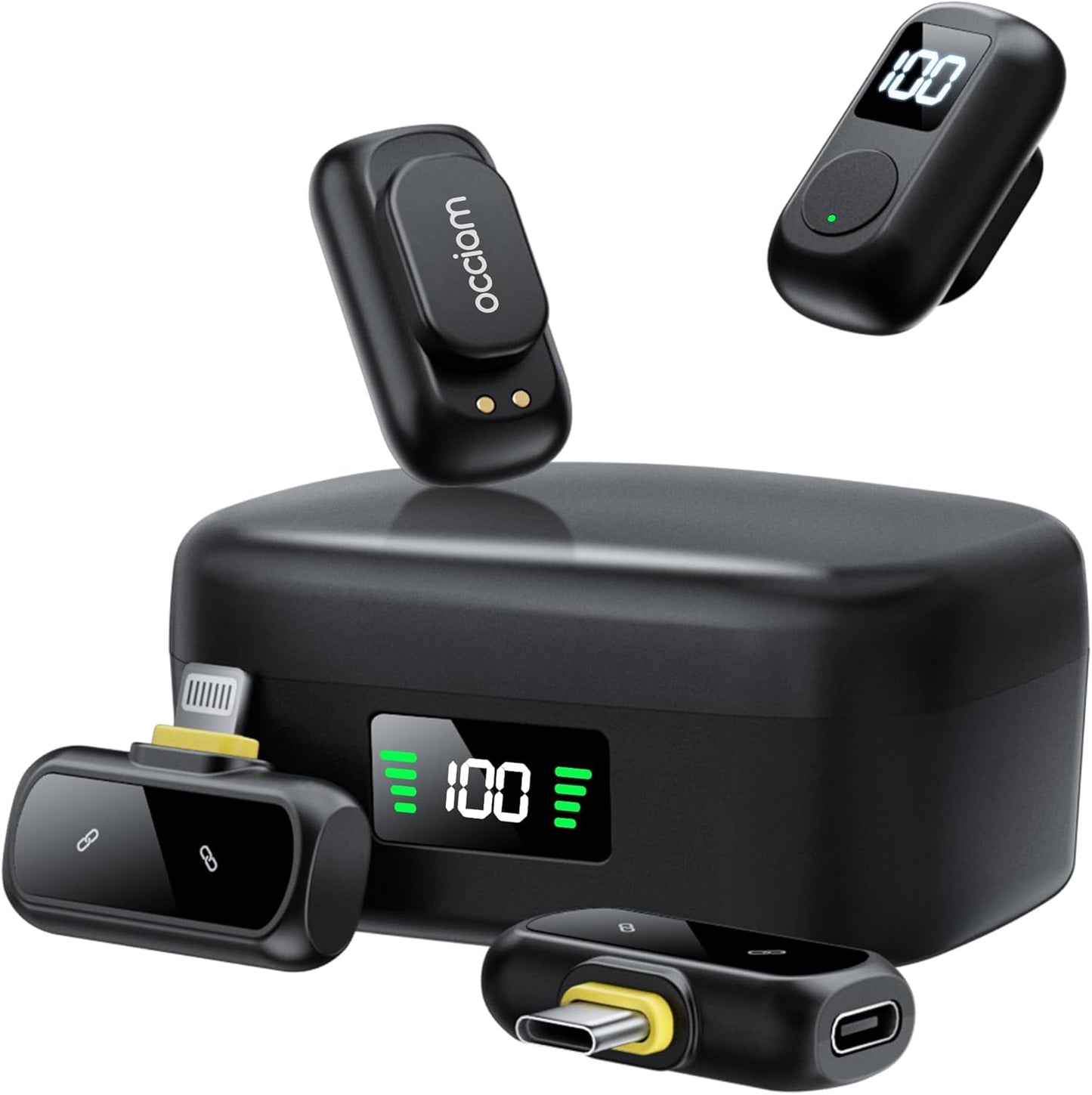 Occiam Mini Wireless Lavalier Mic – iPhone & Android