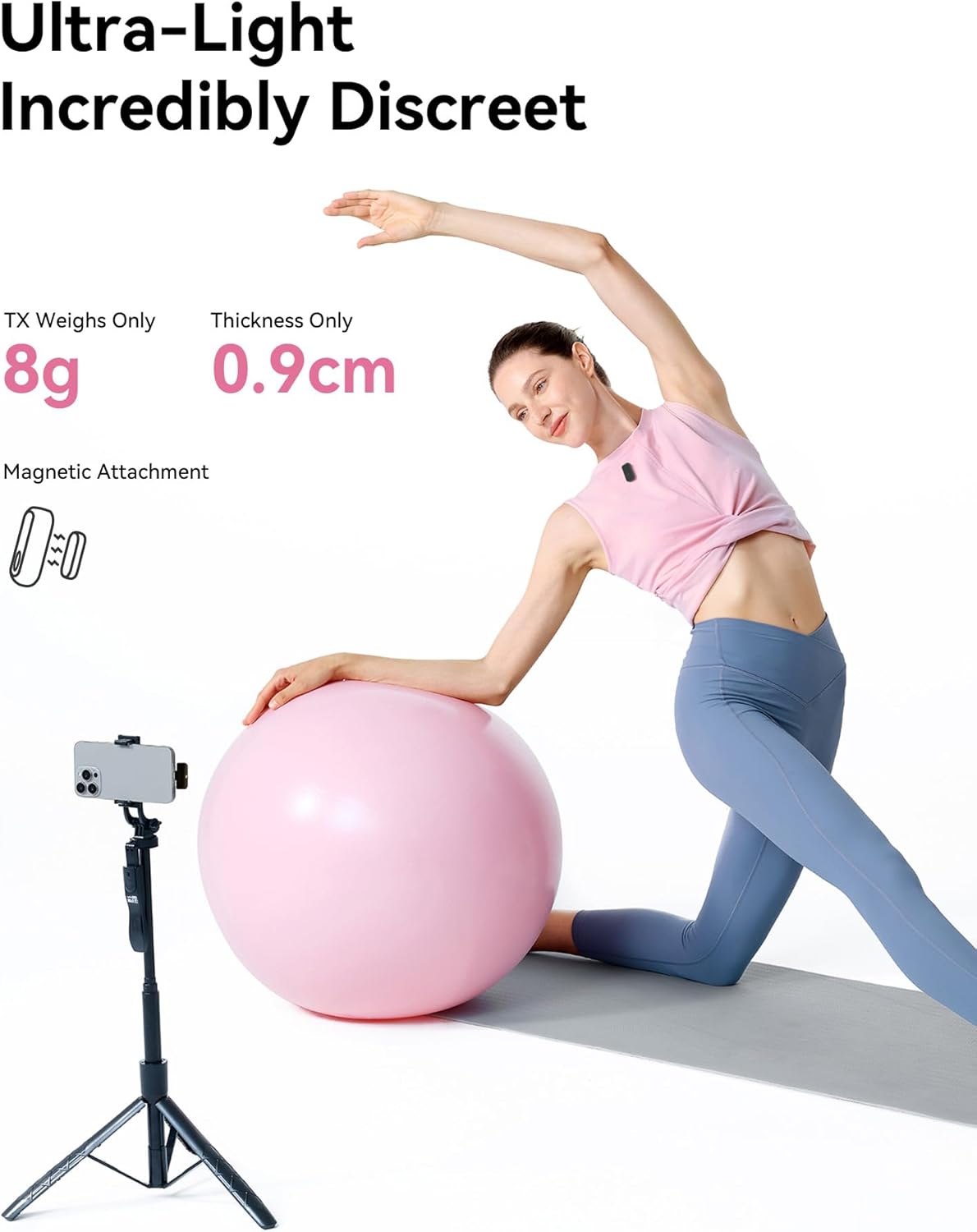 Hollyland Lark A1 Wireless Mini Mic – iPhone & Android