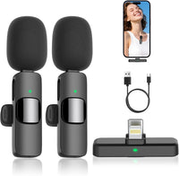 Maybesta Mini Wireless Lavalier Mic – Bluetooth Clip-on