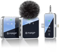 PQRQP 3-in-1 Mini Wireless Mic – iPhone, Android & Camera