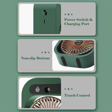 USB Rechargeable Air Conditioning Fan Desk