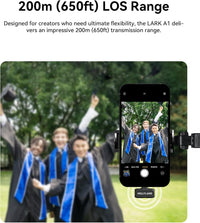 Hollyland Lark A1 Wireless Mini Mic – iPhone & Android