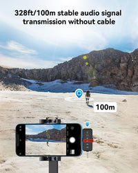 PQRQP 3-in-1 Mini Wireless Mic – iPhone, Android & Camera