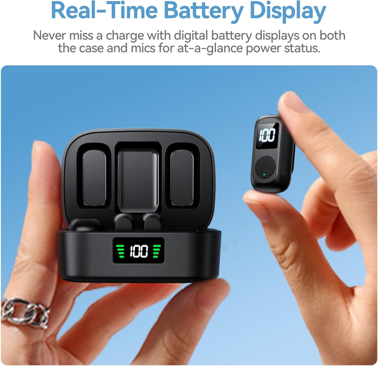 Occiam Mini Wireless Lavalier Mic – iPhone & Android