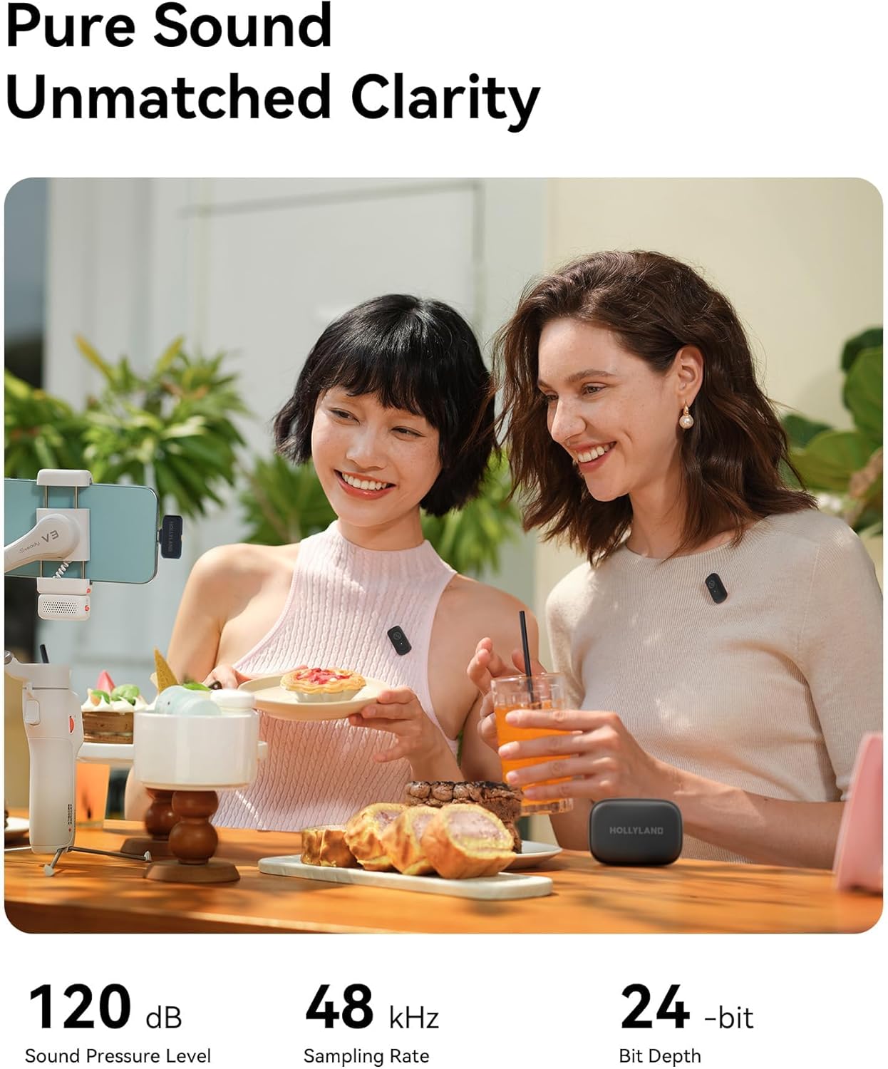 Hollyland Lark A1 Wireless Mini Mic – iPhone & Android