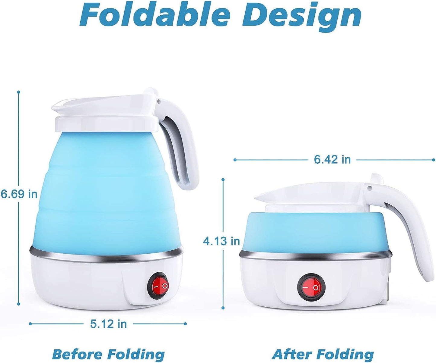 Compact Foldable Electric Kettle