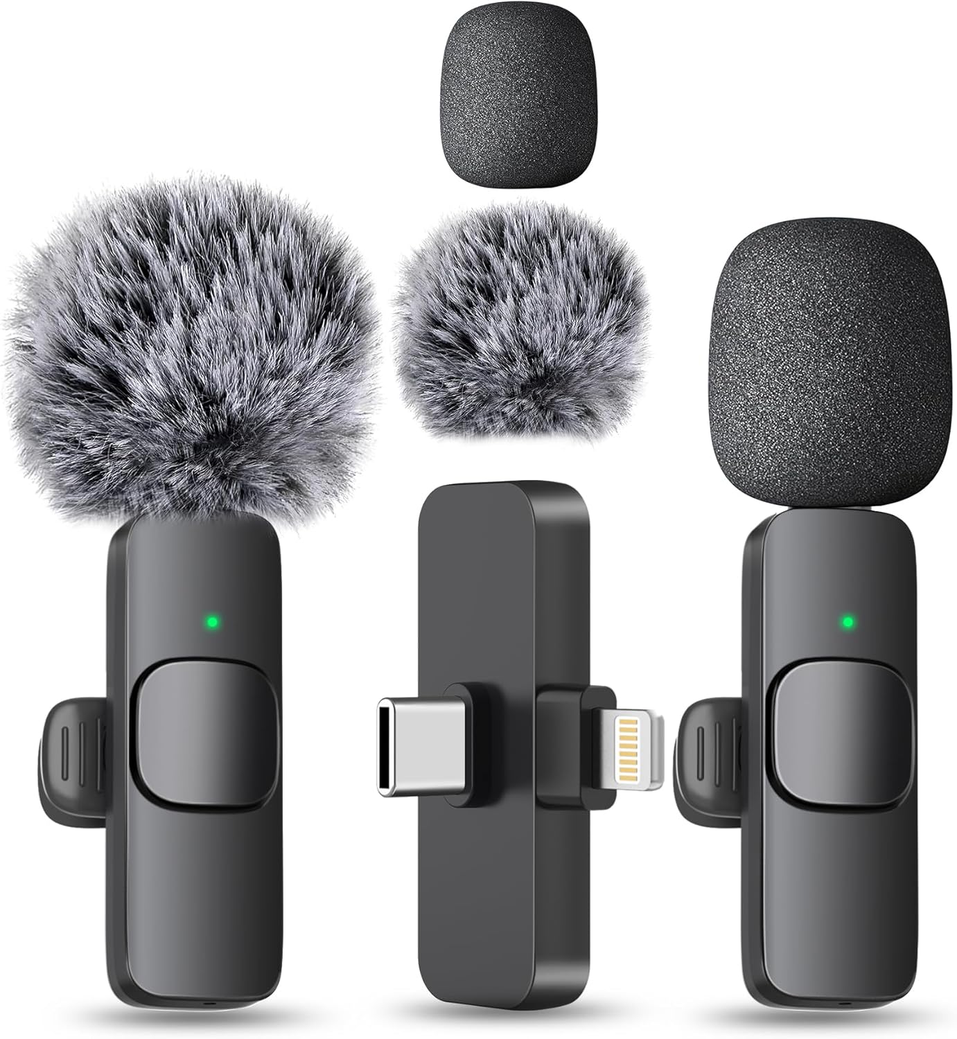Maybesta Mini Wireless Lavalier Mic – Bluetooth Clip-on