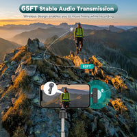 Maybesta Mini Wireless Lavalier Mic – Bluetooth Clip-on