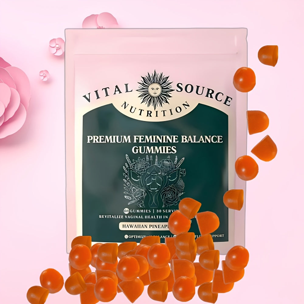 Women's Balance Gummies, Contains Vitamin C Pineapple Flavor