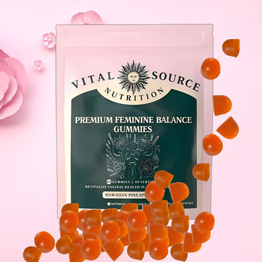 Women's Balance Gummies, Contains Vitamin C Pineapple Flavor