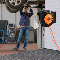 VEVOR 30FT Retractable Extension Cord Reel