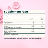 Women's Balance Gummies, Contains Vitamin C Pineapple Flavor