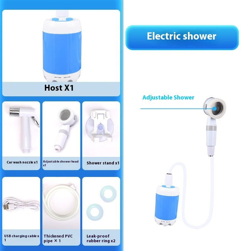 Outdoor Camping Shower Portable Electric Shower