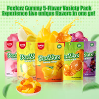 AMOS Peelerz Gummy Variety Pack - 5 Individual Packs