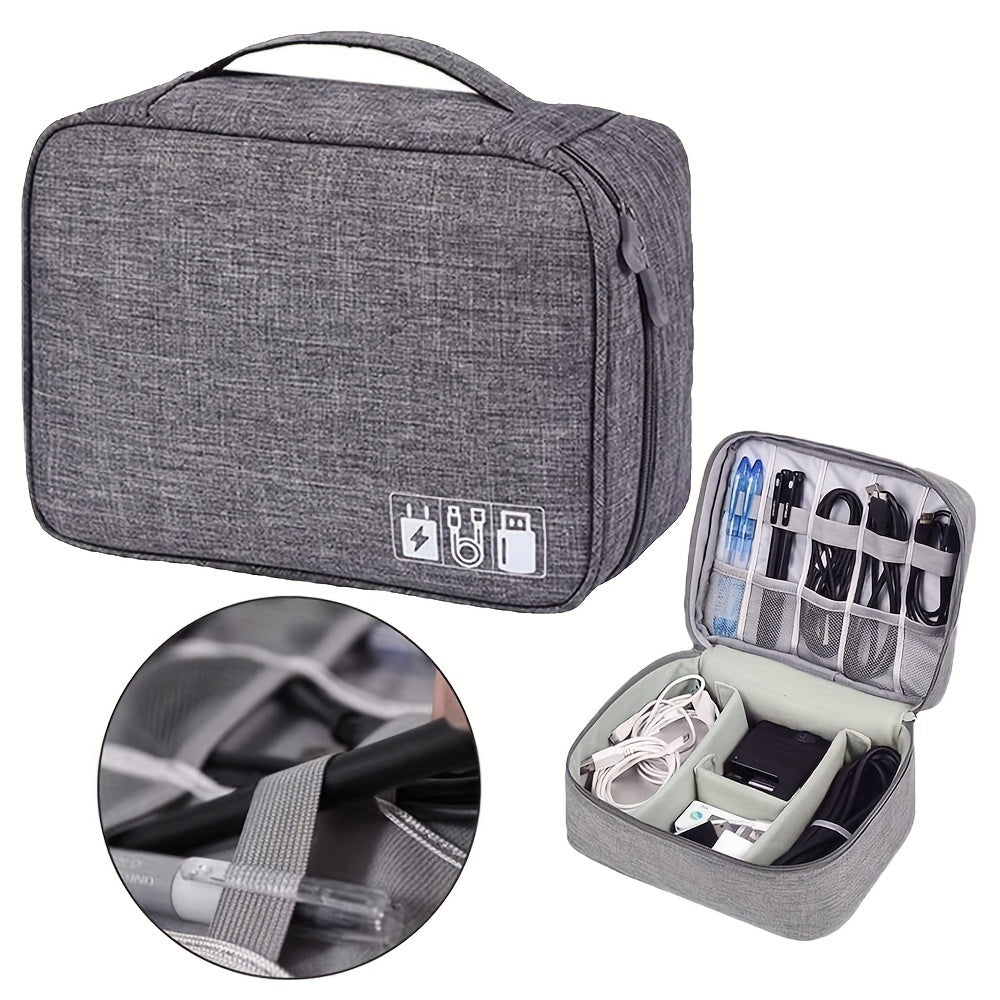 Electronics Organizer Travel Cable Organizer Bag  Case