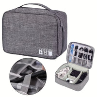 Electronics Organizer Travel Cable Organizer Bag  Case