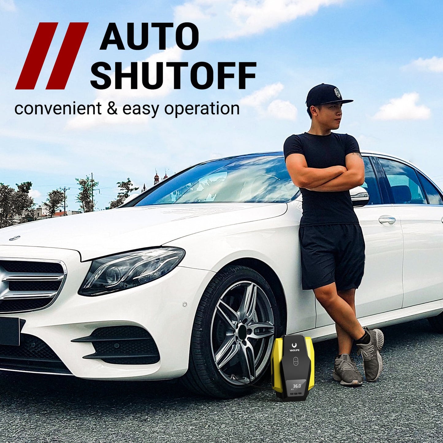 VacLife Air Compressor Tire Inflator