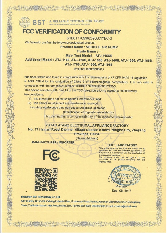 VacLife Air Compressor Tire Inflator