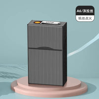 20 Thick Cigarette Case Tungsten Wire Igniter USB Charging Lighter