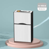 20 Thick Cigarette Case Tungsten Wire Igniter USB Charging Lighter